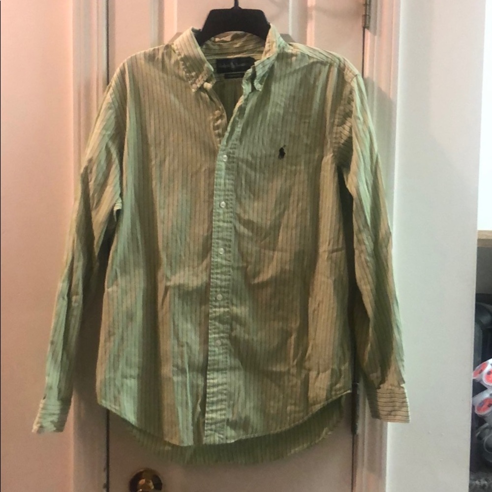 Ralph Lauren button up light green